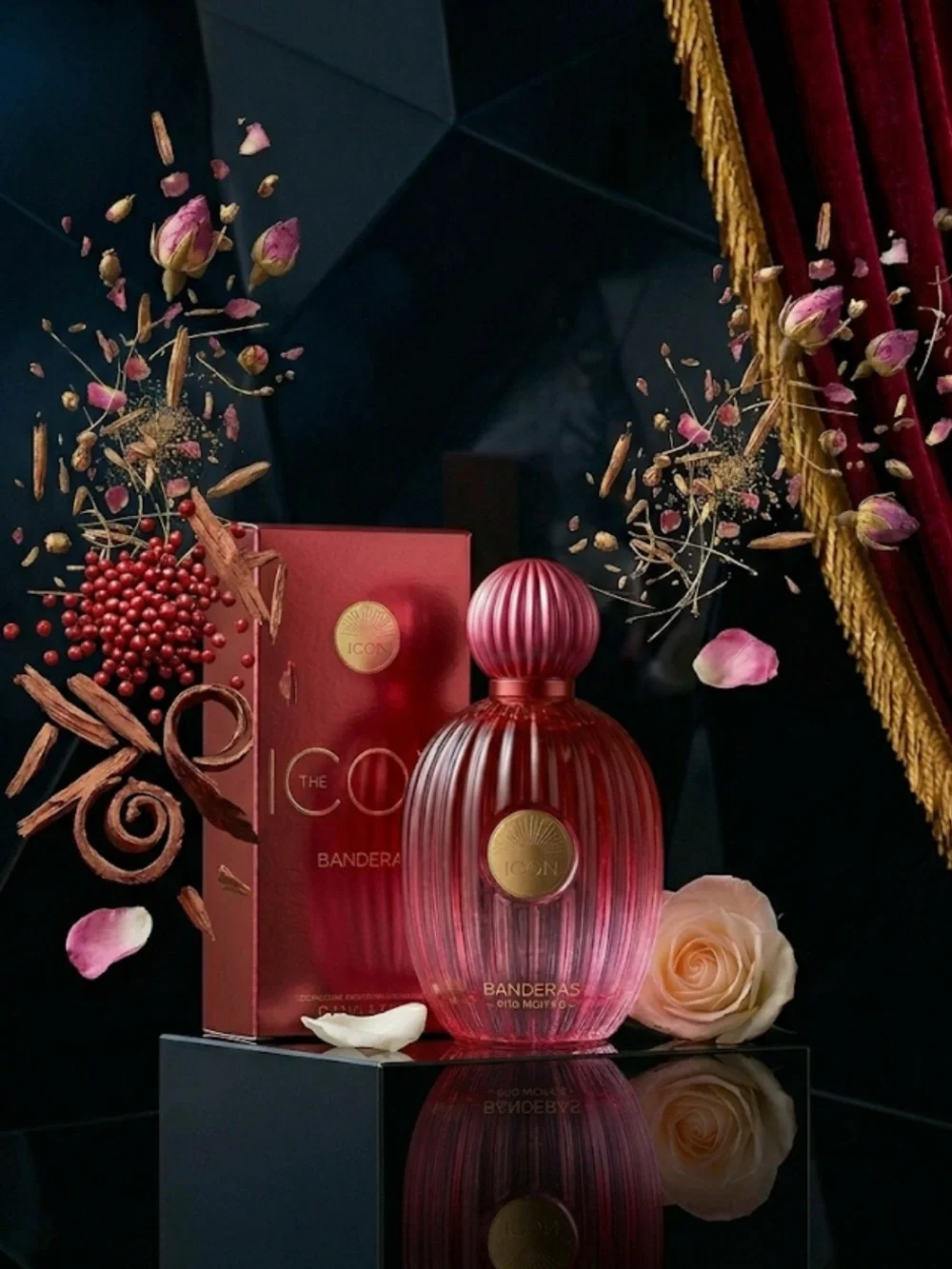 Antonio Banderas The Icon EDP | Creamy Vanilla & Sandalwood|Compare Prada Candy